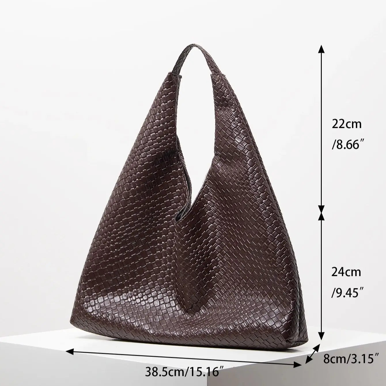 Simple Retro Shoulder Bag Minimalist Hobo Bag