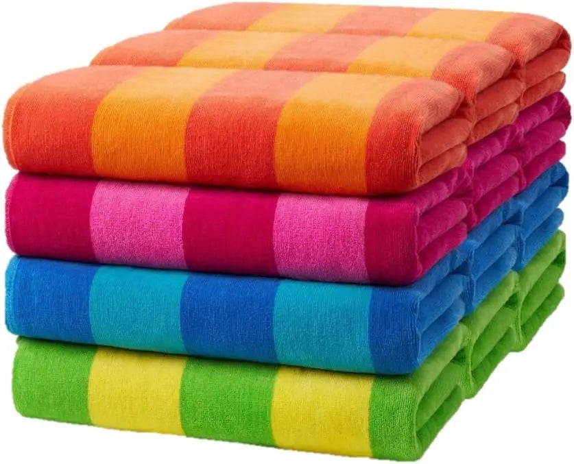 100% Cotton Velour Towels - Large Cotton Towels